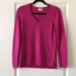 Pink Long Sleeve Tunic Sweater- Women’s
